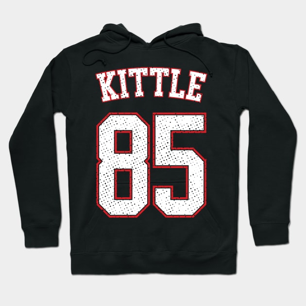 George Kittle Vintage Football Hoodie by Emma